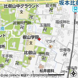 叡山文庫周辺の地図