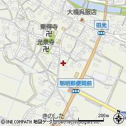 三重県三重郡菰野町田光421周辺の地図