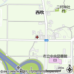 兵庫県丹波篠山市西吹267周辺の地図