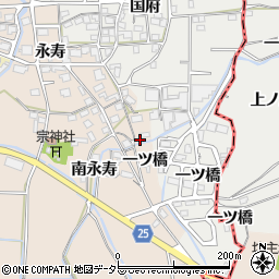 京都府南丹市八木町屋賀（一ツ橋）周辺の地図