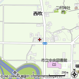 兵庫県丹波篠山市西吹268周辺の地図