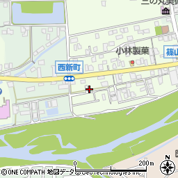 兵庫県丹波篠山市南新町263周辺の地図