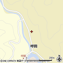 愛知県北設楽郡設楽町田内呼間7周辺の地図