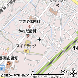 滋賀県野洲市小篠原1952-3周辺の地図