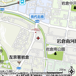 京都府京都市左京区岩倉北平岡町12周辺の地図