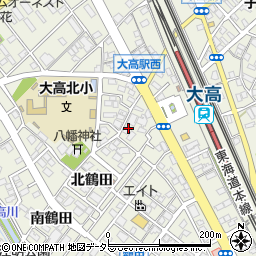 愛知県名古屋市緑区大高町下熊瀬周辺の地図