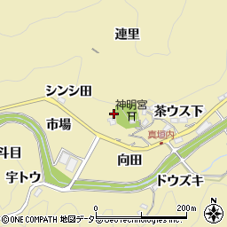 愛知県豊田市坂上町連里周辺の地図