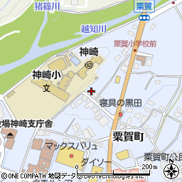 兵庫県神崎郡神河町粟賀町601周辺の地図