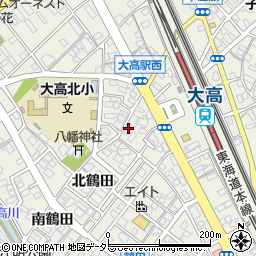 愛知県名古屋市緑区大高町（下熊瀬）周辺の地図