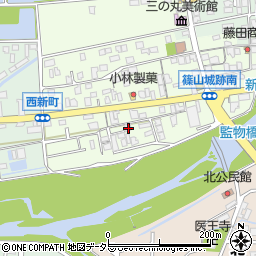 兵庫県丹波篠山市南新町237周辺の地図