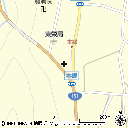 愛知東農協東栄給油所周辺の地図