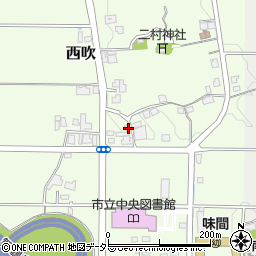 兵庫県丹波篠山市西吹145周辺の地図