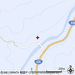 愛知県北設楽郡設楽町豊邦山口周辺の地図