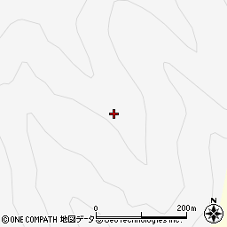 愛知県北設楽郡東栄町中設楽損沢周辺の地図