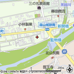 兵庫県丹波篠山市南新町224周辺の地図