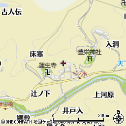 愛知県豊田市坂上町中屋敷周辺の地図
