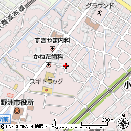 滋賀県野洲市小篠原1953周辺の地図
