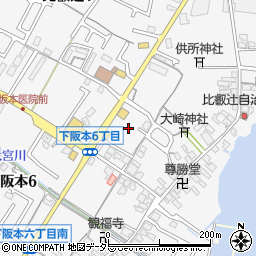 大津坂本食堂周辺の地図