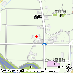 兵庫県丹波篠山市西吹265周辺の地図