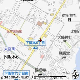 比叡辻周辺の地図