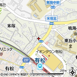 愛知県名古屋市緑区鳴海町有松裏7周辺の地図