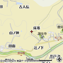 愛知県豊田市坂上町登立周辺の地図
