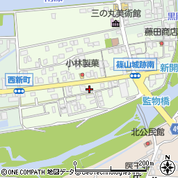 兵庫県丹波篠山市南新町281周辺の地図
