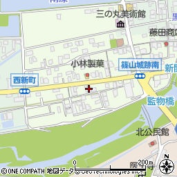 兵庫県丹波篠山市南新町282周辺の地図