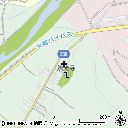 岡山県真庭市大庭9周辺の地図