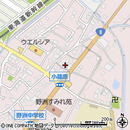 滋賀県野洲市小篠原383周辺の地図