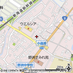 滋賀県野洲市小篠原1601周辺の地図