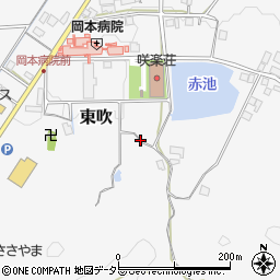 兵庫県丹波篠山市東吹周辺の地図