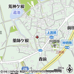 愛知県豊明市沓掛町上高根139周辺の地図