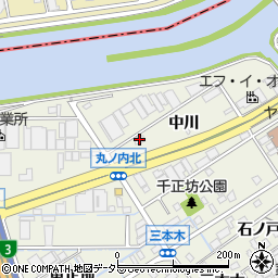 ファミリーマート大高中川店周辺の地図
