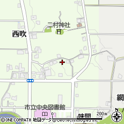 兵庫県丹波篠山市西吹108周辺の地図