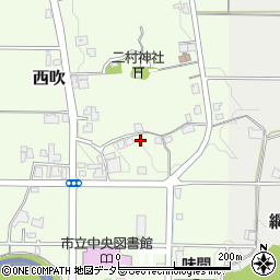 兵庫県丹波篠山市西吹109周辺の地図