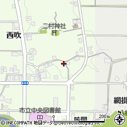 兵庫県丹波篠山市西吹108-1周辺の地図