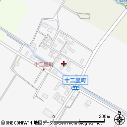 滋賀県守山市十二里町300-2周辺の地図