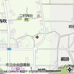 兵庫県丹波篠山市西吹131周辺の地図