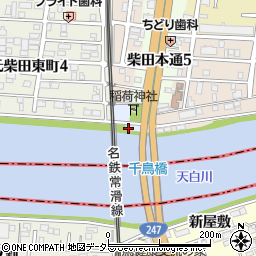 愛知県名古屋市南区鳴尾町堤外周辺の地図