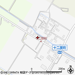 滋賀県守山市十二里町212周辺の地図
