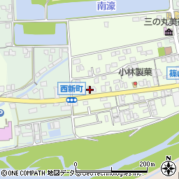兵庫県丹波篠山市南新町314周辺の地図