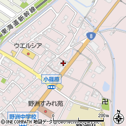 滋賀県野洲市小篠原379周辺の地図