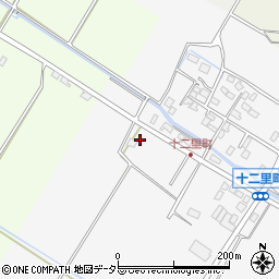 滋賀県守山市十二里町202-10周辺の地図