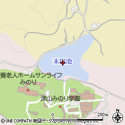 末田池周辺の地図