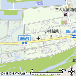 兵庫県丹波篠山市南新町321周辺の地図