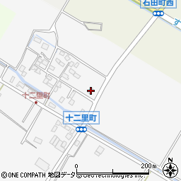 滋賀県守山市十二里町293周辺の地図