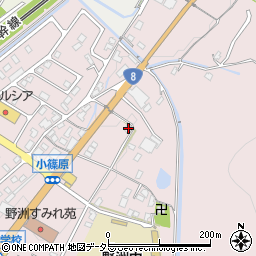 滋賀県野洲市小篠原345周辺の地図
