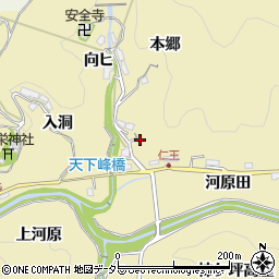 愛知県豊田市坂上町宮ノ脇周辺の地図