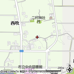 兵庫県丹波篠山市西吹110周辺の地図